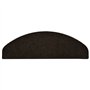 Tapis autoadhésifs de marches 5 pcs Marron 65x21x4cm Aiguilleté