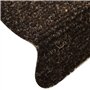 Tapis autoadhésifs de marches 5 pcs Marron 65x21x4cm Aiguilleté