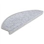 Tapis d'escalier 10 pcs 65x24x4 cm Gris clair