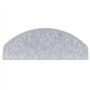 Tapis d'escalier 10 pcs 65x24x4 cm Gris clair