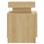 vidaXL Comodino Rovere Sonoma 45x35x52 cm in Truciolato
