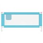 vidaXL Barrière de lit pour enfant Bleu 200 x 25 cm Tissu