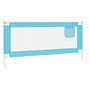 vidaXL Barrière de lit pour enfant Bleu 200 x 25 cm Tissu