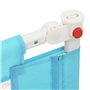 vidaXL Barrière de lit pour enfant Bleu 200 x 25 cm Tissu