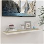 VidaXL Étagère flottante murale Chêne et blanc 100x23,5x3,8 cm MDF