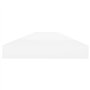 VidaXL Étagère flottante murale Chêne et blanc 100x23,5x3,8 cm MDF