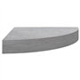 VidaXL Étagères d'angle murales 4 pcs Gris béton 25x25x3,8 cm MDF