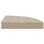 VidaXL Étagères d'angle murales 2 pcs Chêne et blanc 35x35x3,8 cm MDF