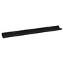 VidaXL Étagères murales 4 pcs Noir 80x9x3 cm
