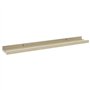 VidaXL Étagères murales 4 pcs Blanc et chêne Sonoma 60x9x3 cm