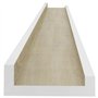 VidaXL Étagères murales 4 pcs Blanc et chêne Sonoma 100x9x3 cm