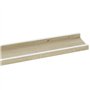 VidaXL Étagères murales 4 pcs Blanc et chêne Sonoma 100x9x3 cm