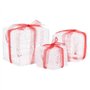 Boîtes-cadeaux de Noël décoratives 3 pcs Acrylique colorées