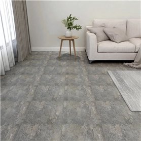 VidaXL Planches de plancher autoadhésives 20 pcs PVC 1,86 m² Gris