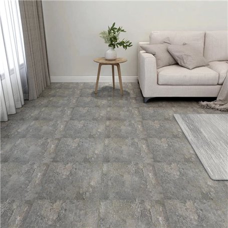 VidaXL Planches de plancher autoadhésives 20 pcs PVC 1,86 m² Gris