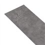 Planches Autocollants PVC 5,21 m2 2 mm Gris Ciment