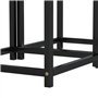 vidaXL Tables basses 2 pièces en MDF noir