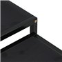 vidaXL Tables basses 2 pièces en MDF noir