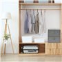 vidaXL - Aufbewahrungsboxen 2 Stk. Stoff 43x34x23 cm Grau
