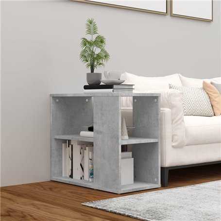 Credenza Grigio Cemento 60x30x50 cm in Truciolato