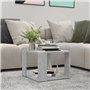 VidaXL Table basse Gris béton 40x40x30 cm Aggloméré