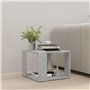 VidaXL Table basse Gris béton 40x40x30 cm Aggloméré