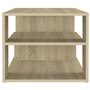 vidaXL - Couchtisch Sonoma-Eiche 100x50x40 cm Spanplatte