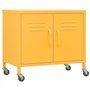 vidaXL Armadietto Giallo Senape 60x35x56 cm in Acciaio
