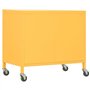 vidaXL Armadietto Giallo Senape 60x35x56 cm in Acciaio