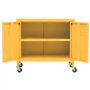 vidaXL Armadietto Giallo Senape 60x35x56 cm in Acciaio