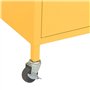vidaXL Armadietto Giallo Senape 60x35x56 cm in Acciaio