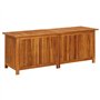 Boîte de rangement de jardin 150x50x58 cm Bois d'acacia solide