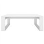 Table basse Blanc 100x100x35 cm Bois d'ingénierie