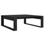 Table basse Noir 100x100x35 cm Bois d'ingénierie