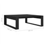 Table basse Noir 100x100x35 cm Bois d'ingénierie