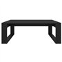 Table basse Noir 100x100x35 cm Bois d'ingénierie