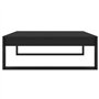 Table basse Noir 100x100x35 cm Bois d'ingénierie