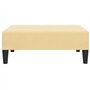 vidaXL - Polsterhocker - Fußhocker Creme 78x56x32 cm Samt