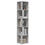 Armadio Angolare Grigio Cemento 33x33x164,5 cm in Truciolato