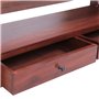 Meuble TV Marron 115x30x40 cm Bois d acajou massif