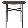 Table à thé Marron 45 cm Résine tressée