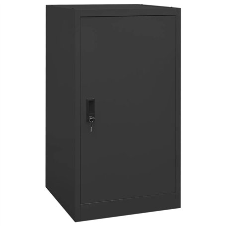 Bussandri Exclusive - Armoire à selle 53x53x105 cm acier anthracite