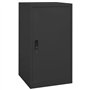 Bussandri Exclusive - Armoire à selle 53x53x105 cm acier anthracite