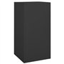Bussandri Exclusive - Armoire à selle 53x53x105 cm acier anthracite