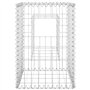 VidaXL Poteaux à panier de gabion 2 pcs 40x40x60 cm Fer