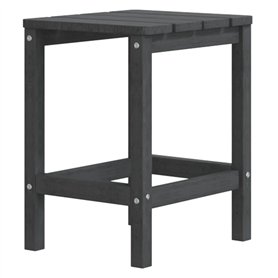 vidaXL Table de jardin Adirondack Anthracite 38 x 38 x 46 cm HDPE