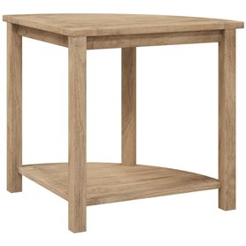 vidaXL Banc de douche d'angle en teck massif 50 x 40 x 45 cm