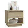 vidaXL Comodini 2 pz Rovere Sonoma 45x34x44 cm in Truciolato