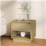 vidaXL Comodini 2 pz Rovere Sonoma 45x34x44 cm in Truciolato