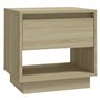 vidaXL Comodini 2 pz Rovere Sonoma 45x34x44 cm in Truciolato